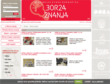 Tablet Screenshot of borzaznanja.si